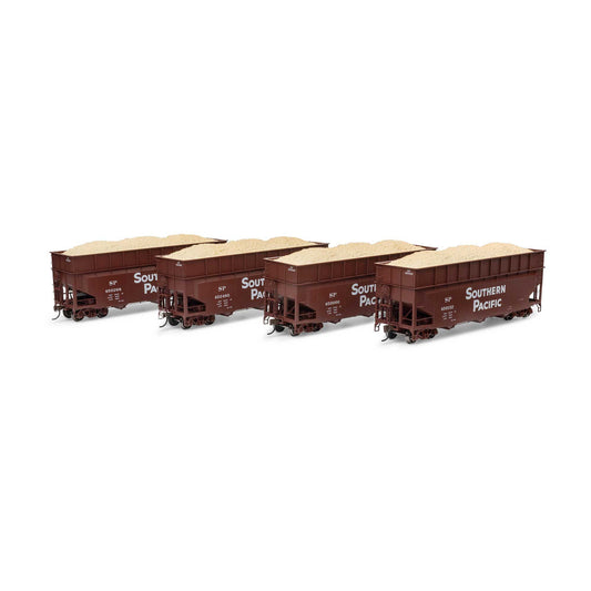 HO 40' Wood Chip Hopper with Load (ATH-1284)