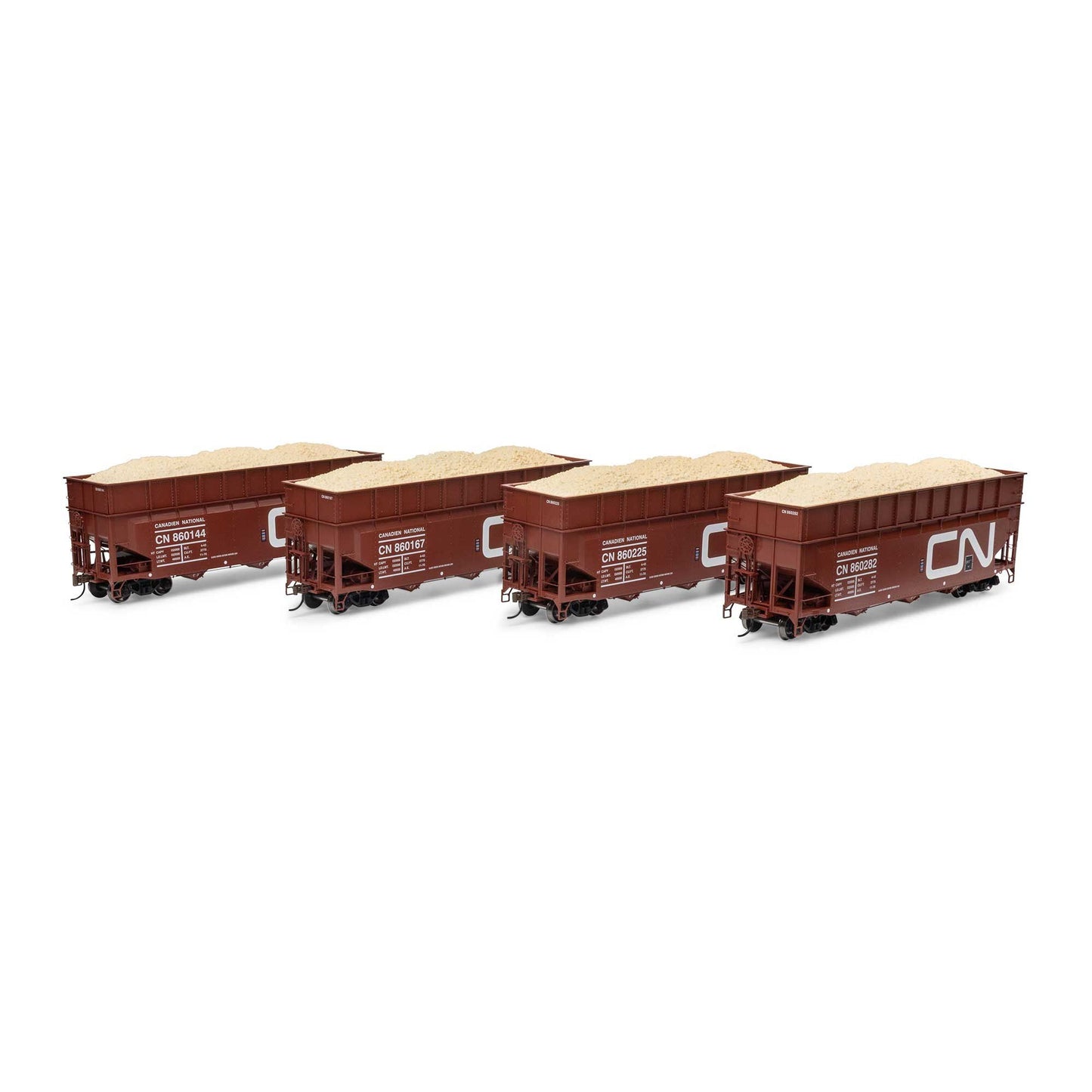HO 40' Wood Chip Hopper with Load (ATH-1285)