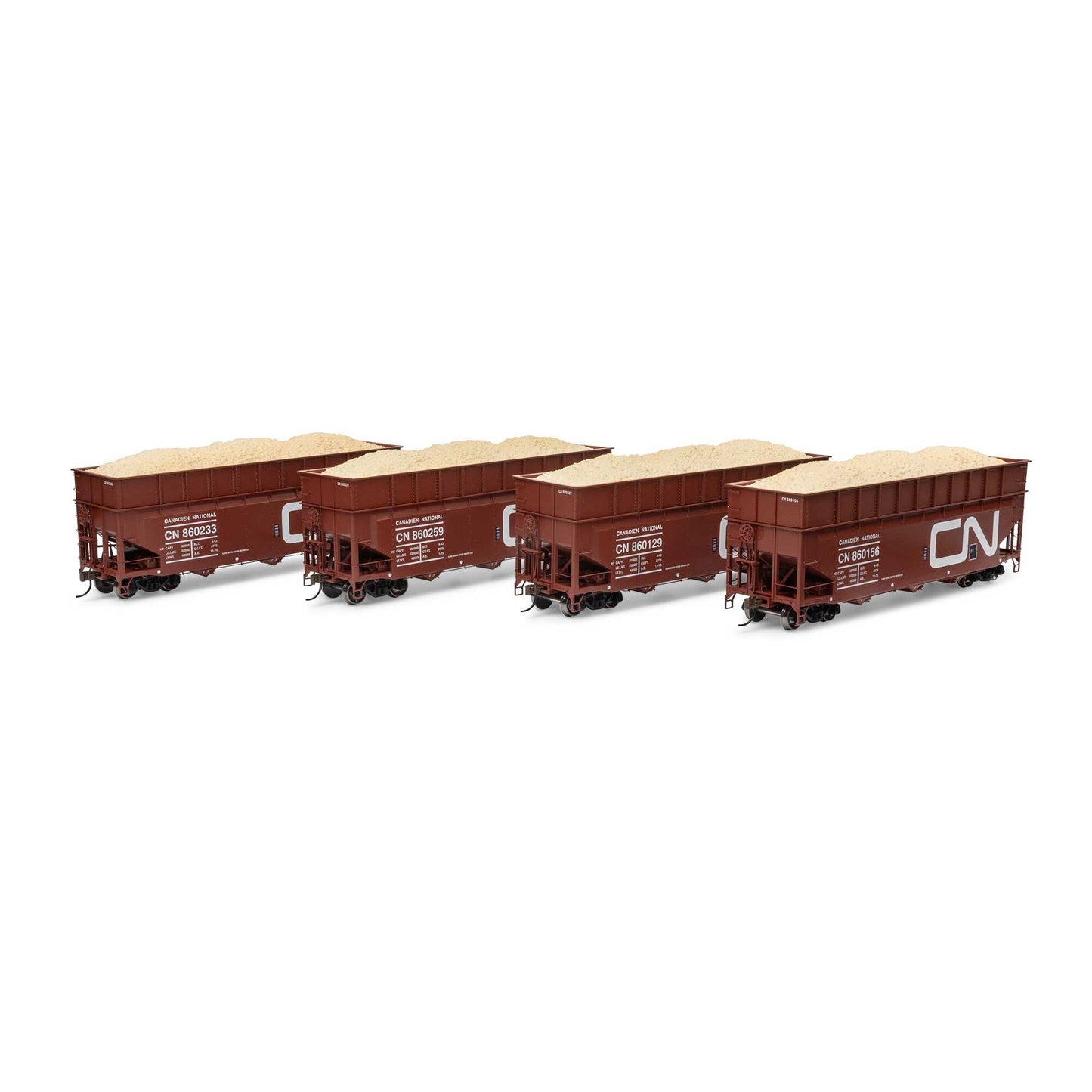 HO 40' Wood Chip Hopper with Load CN (ATH-1287)
