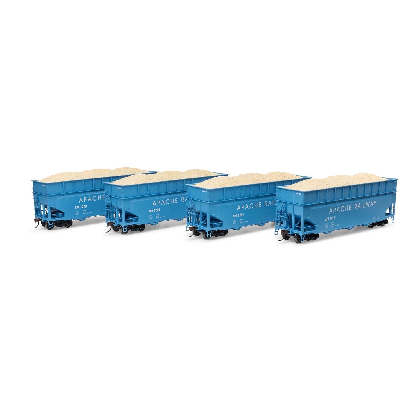 HO 40' Wood Chip Hopper with Load (ATH-1292)