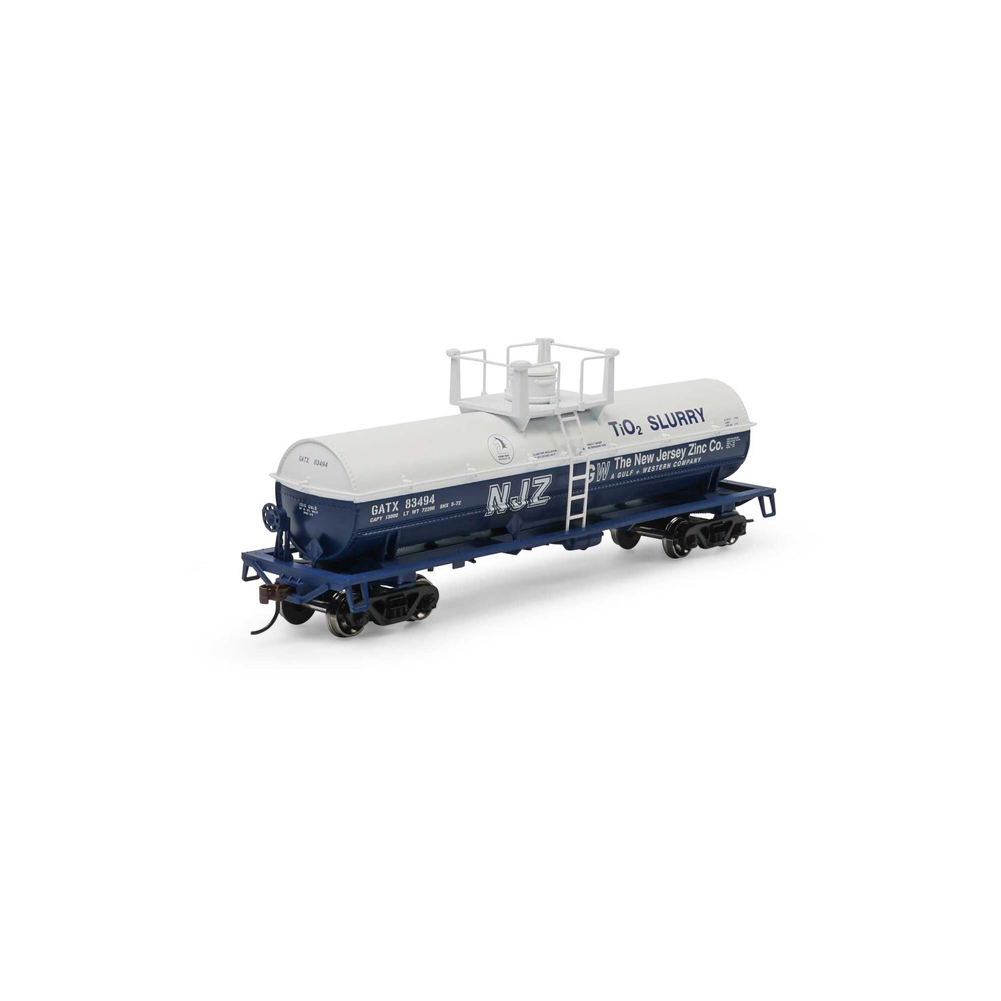 HO 42' Chemical Tank GATX #83494 Plastic Model Kit (ATH-1309)