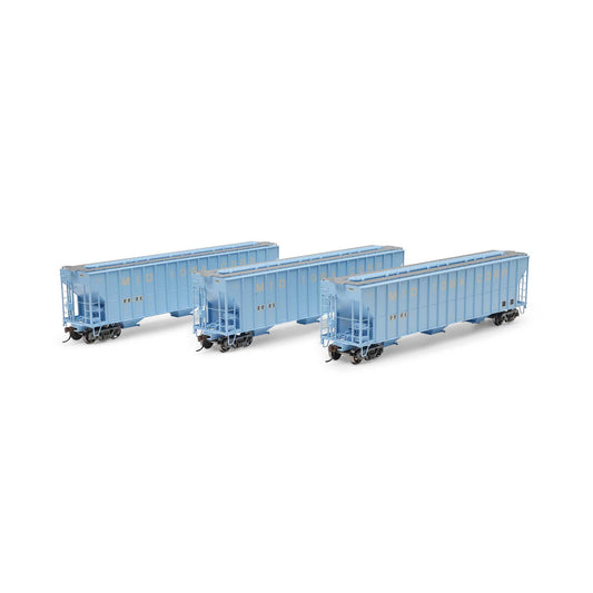 HO FMC 4700 Covered Hopper RRRX Primed For Grime 3-Pack (ATH-1312)