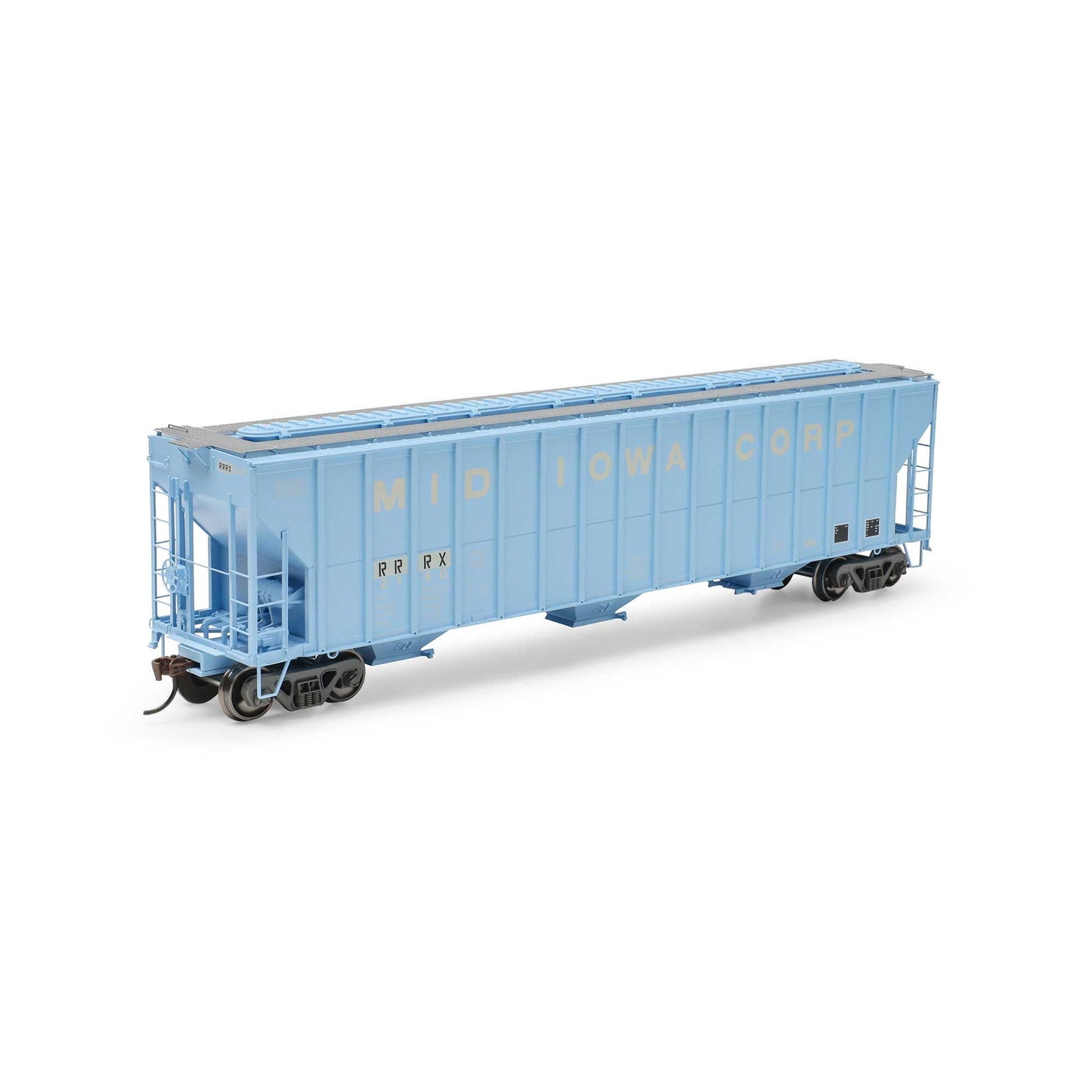 HO FMC 4700 Covered Hopper RRRX Primed For Grime 2140 Plastic Model (ATH-1314)