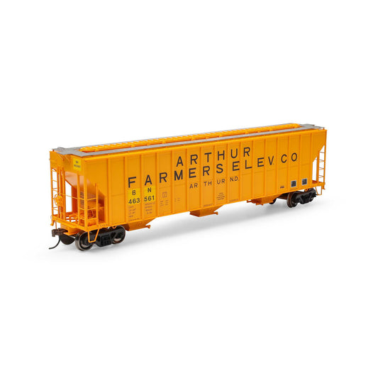 HO FMC 4700 Covered Hopper Burlington Northern Ex-AFEX (ATH-1321)