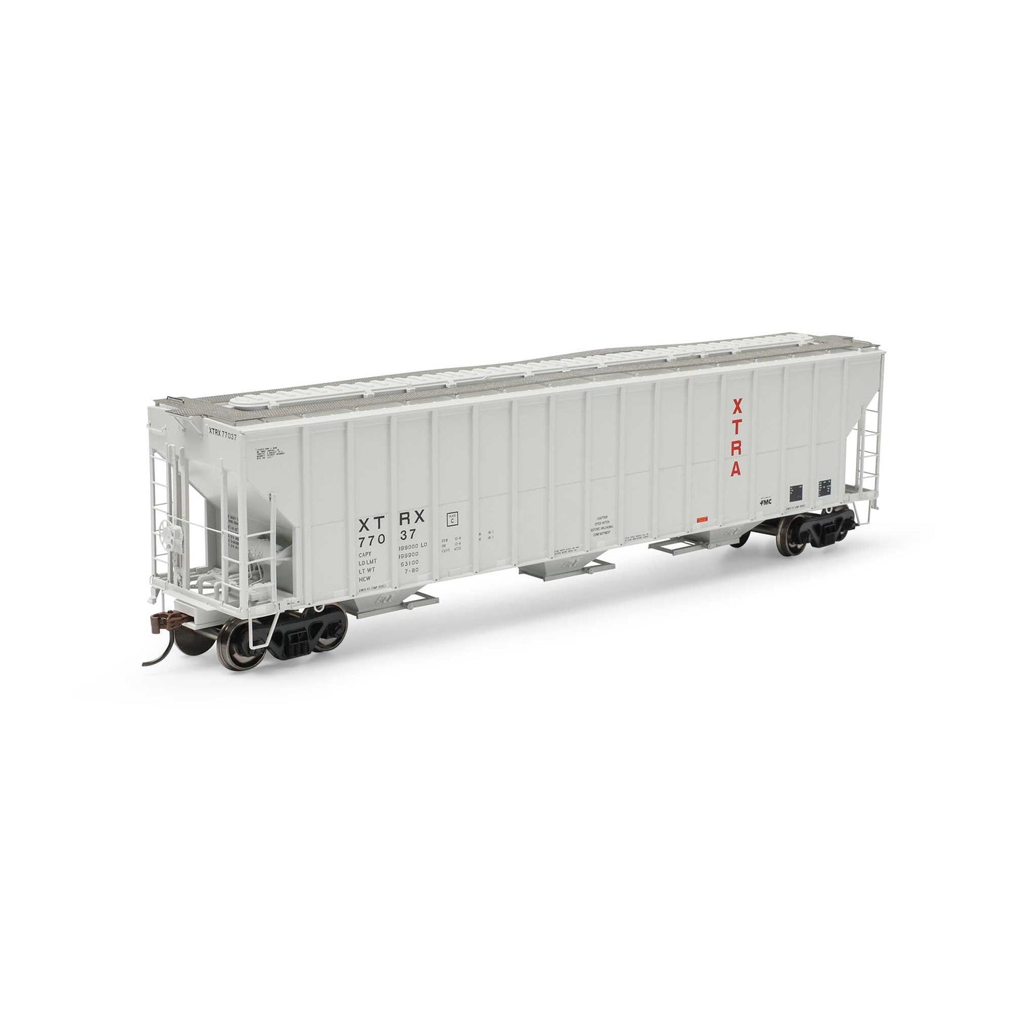 HO FMC 4700 Covered Hopper XTRA #77037 Plastic Model (ATH-1326)