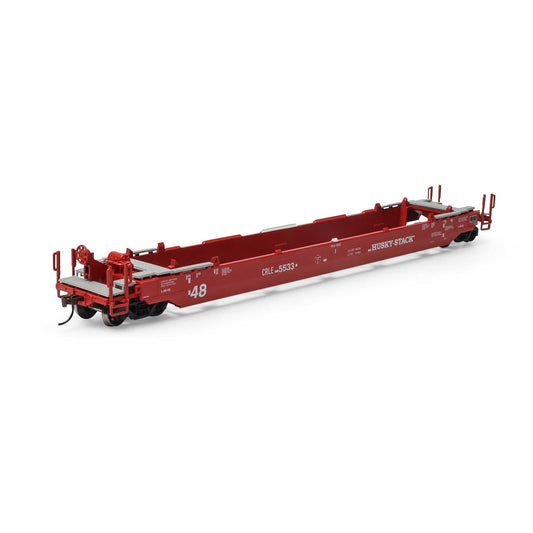 HO 48' Husky Stack Well Car (ATH-1355)