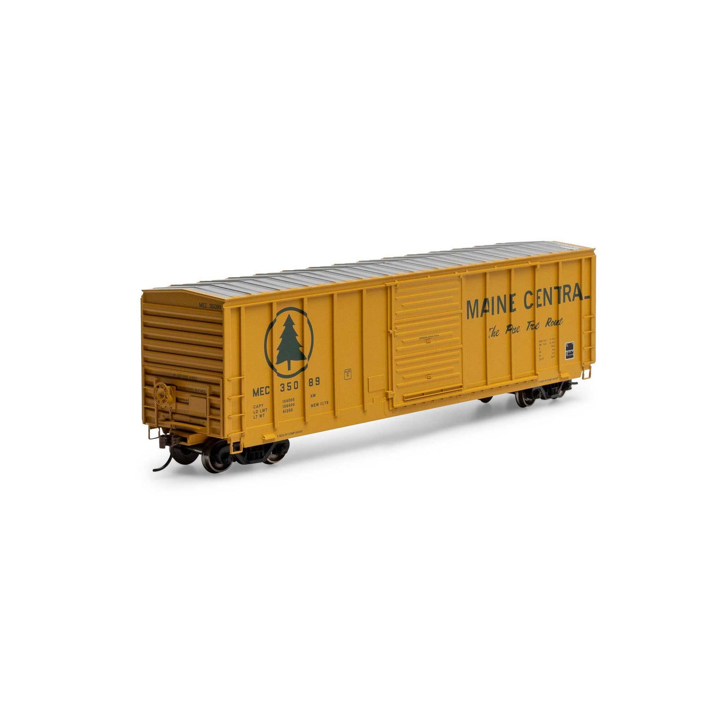 HO 50' PS 5277 Box Car MEC #35089 Plastic Model (ATH-1378)