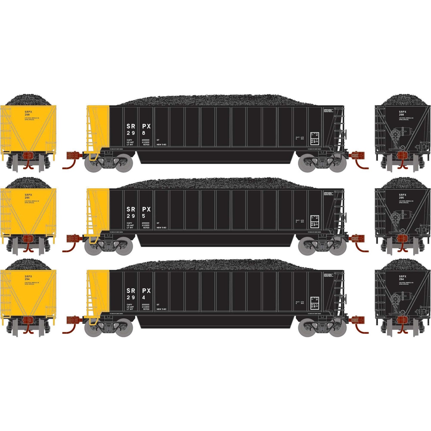 N ATH Berwick Bathtub Gondola with Load (ATH-1414)
