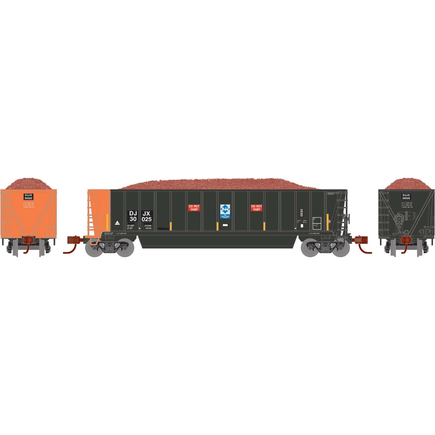 N ATH Berwick Bathtub Gondola with Load Primed For Grime (ATH-1424)