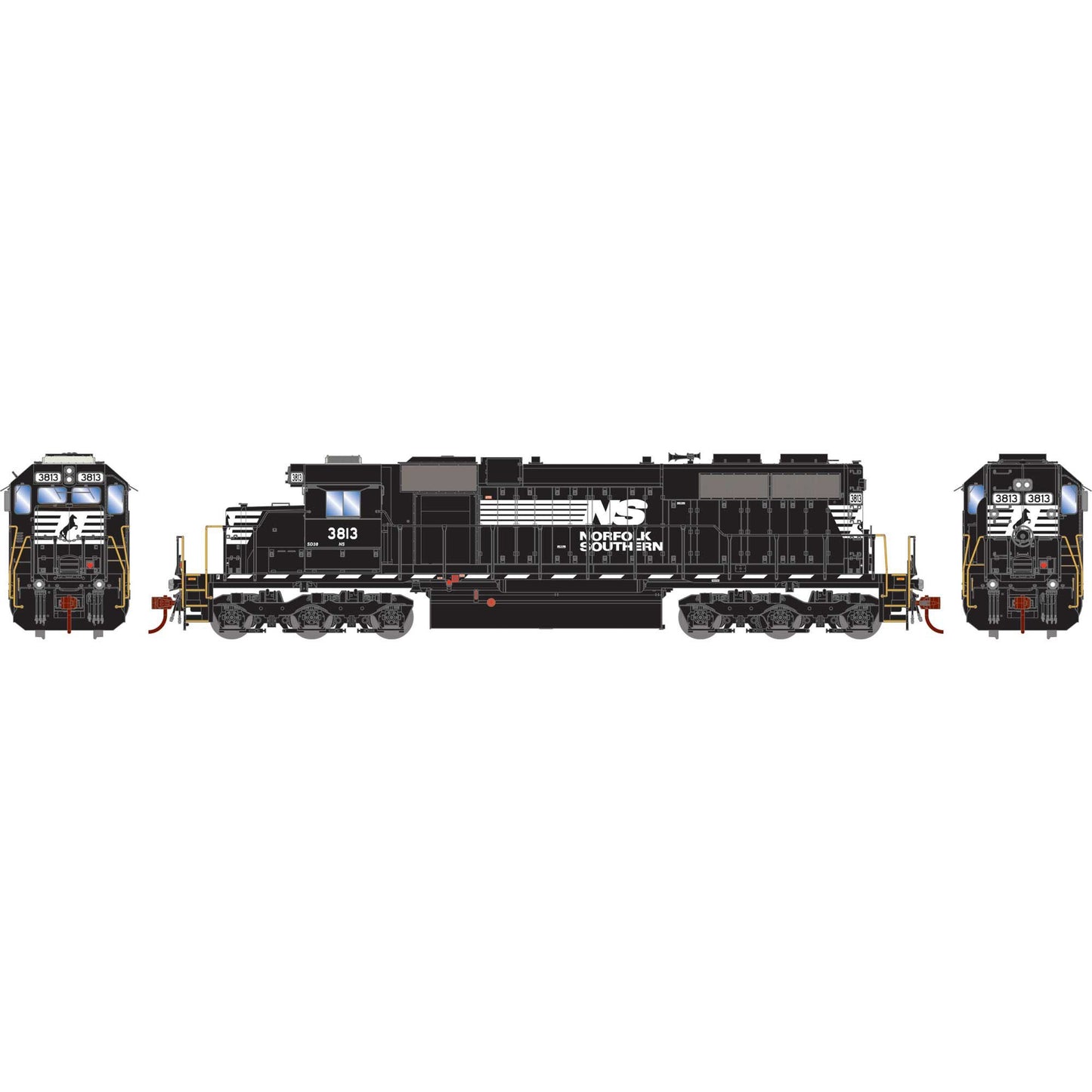 HO EMD SD38 Locomotive Norfolk Southern #3813 (ATH-1433)