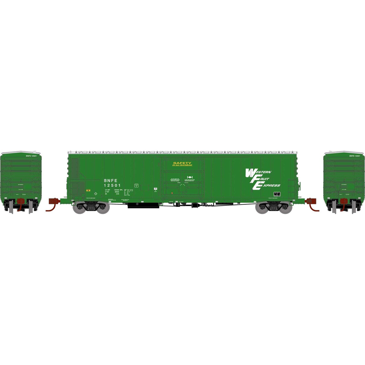 N ATH 57' FGE Mechanical Reefer BNFE Green #12501 (ATH-1465)