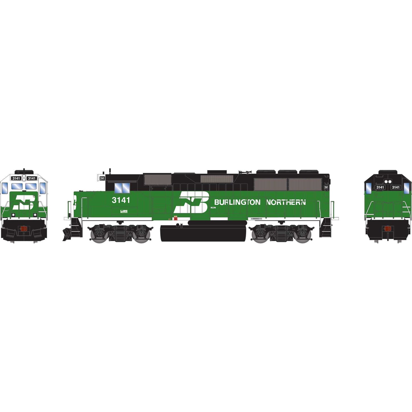 HO ATH GP50 Locomotive BN #3141 (ATH-1508)