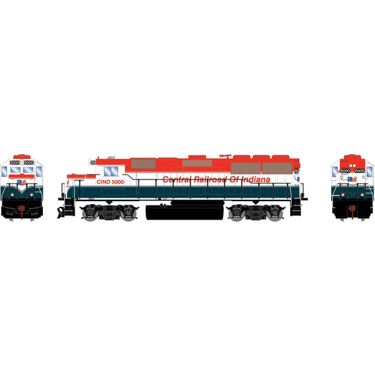 HO Athearn GP50 Locomotive CIND #5000 (ATH-1509)
