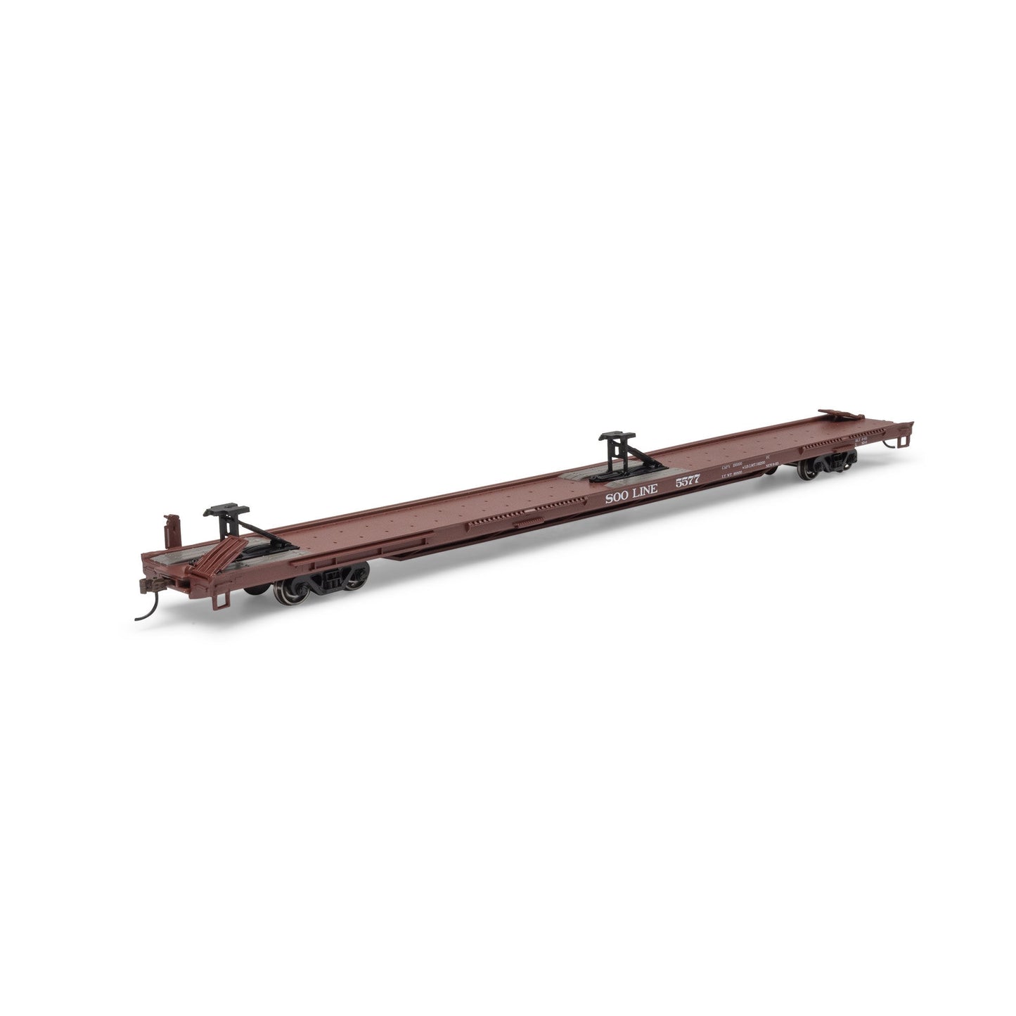 HO ATH 85' TOFC Flat Car SOO #5577 (ATH-1551)