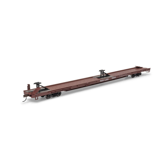 HO ATH 85' TOFC Flat Car SOO #5590 (ATH-1553)