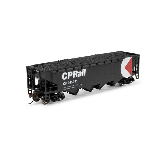 HO ATH 40' 4-Bay Offset Hopper with Load CP #365245 (ATH-1578)