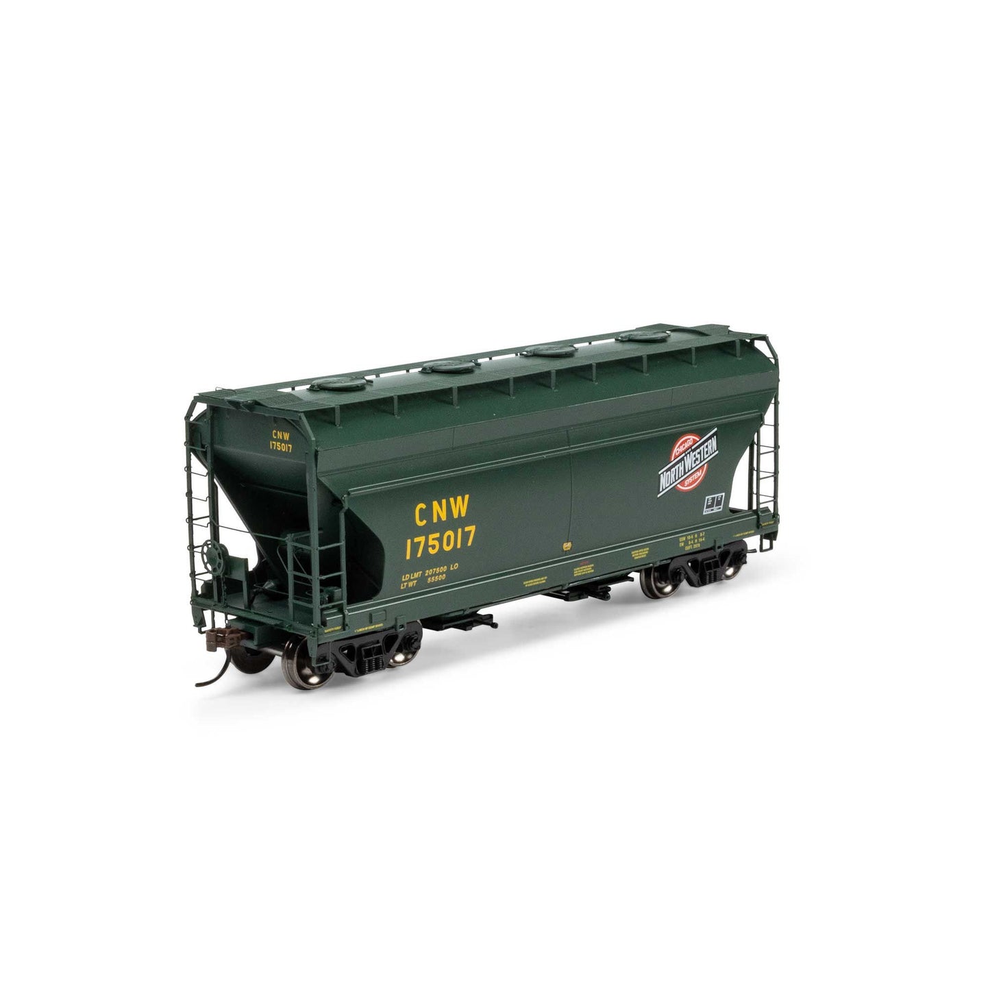HO ACF 2970 Covered Hopper CNW #175017 (ATH-1677)