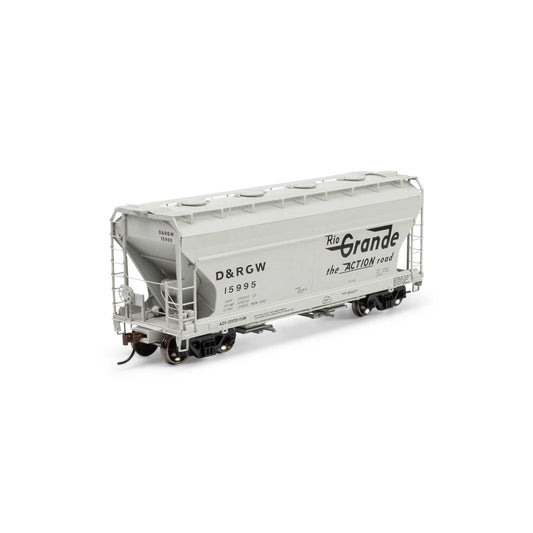 HO ACF 2970 Covered Hopper DRGW #15995 (ATH-1684)