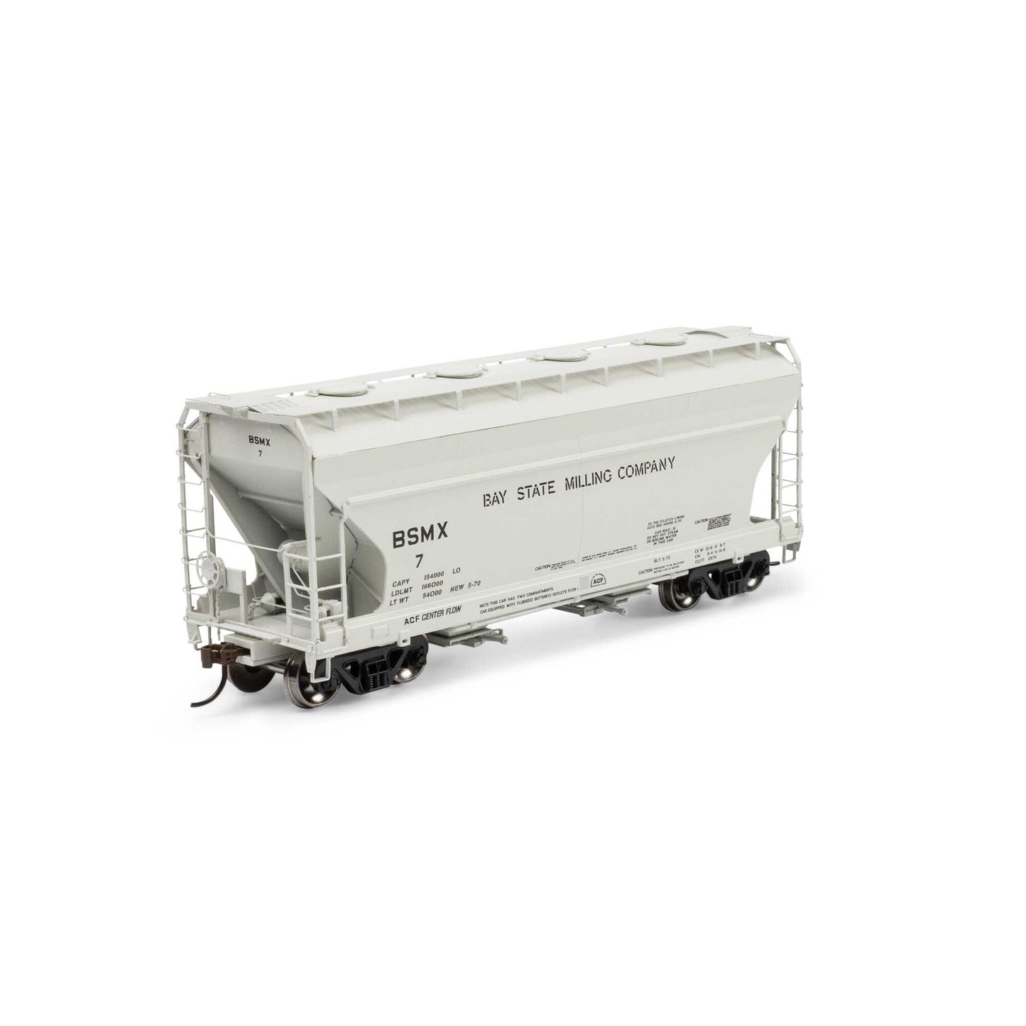 HO ACF 2970 Covered Hopper BSMX #7 (ATH-1692)