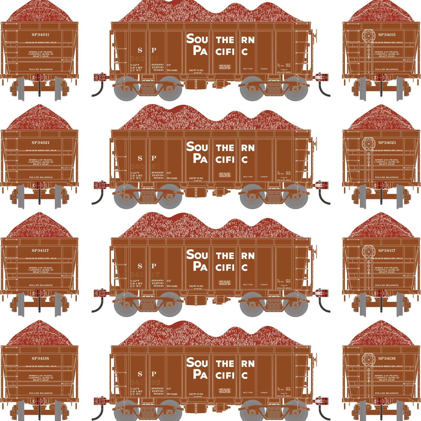 HO 26' PC&F Ore Car with Load (ATH-1696)