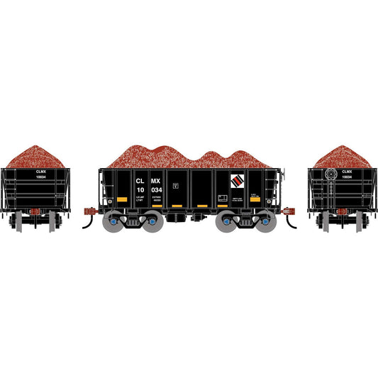 HO 26' PC&F Ore Car Tight-Bottom Low Side with Load (ATH-1710)