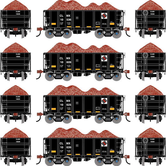 HO 26' PC&F Ore Car Tight-Bottom Low Side with Load (ATH-1712)