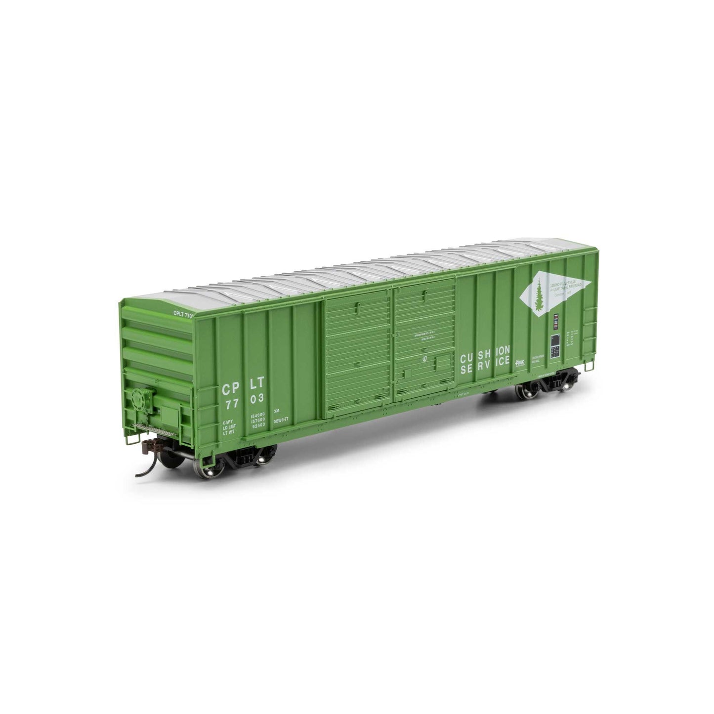 HO 50' FMC 5077 DD Offset Box Car CPLT #7703 (ATH-1737)