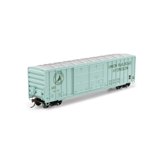 HO 50' FMC 5077 DD Offset Box Car UO #1501 (ATH-1743)