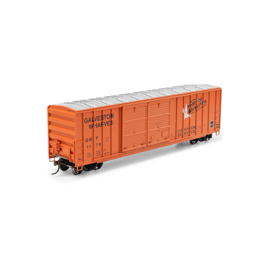 HO 50' FMC 5347 DD Offset Box Car GWF #1179 (ATH-1747)