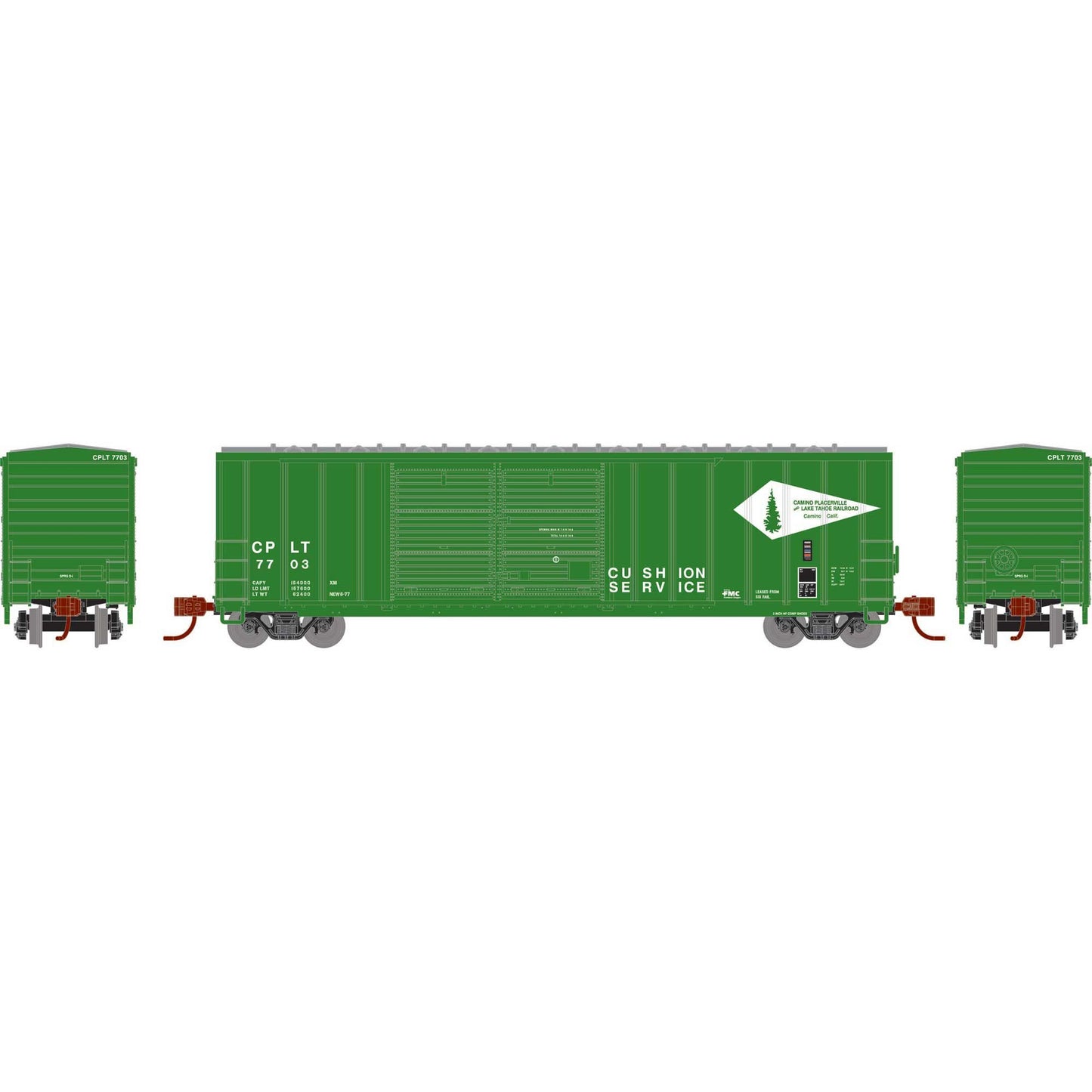 N 50' FMC DD Offset Box Car CPLT #7703 (ATH-1755)