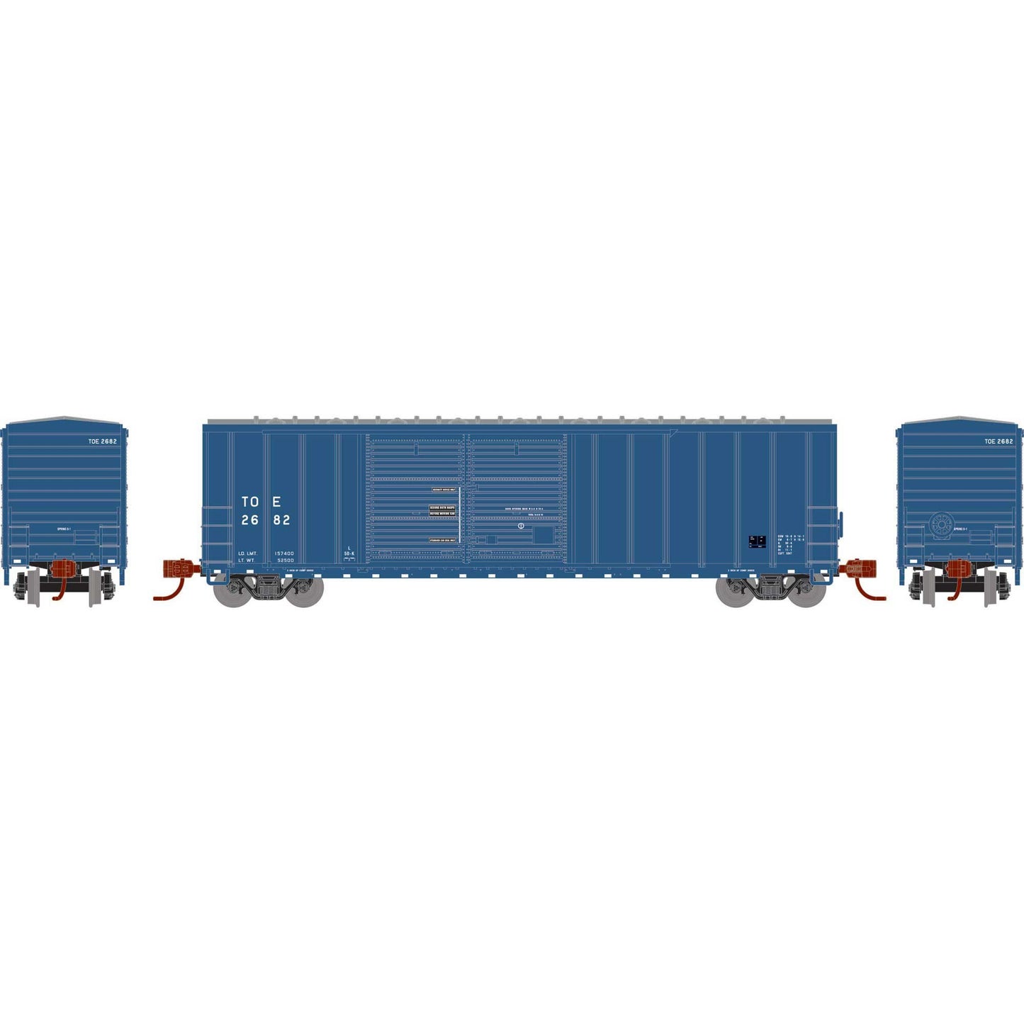 N 50' FMC DD Offset Box Car, TOE #2682 (ATH-1759)