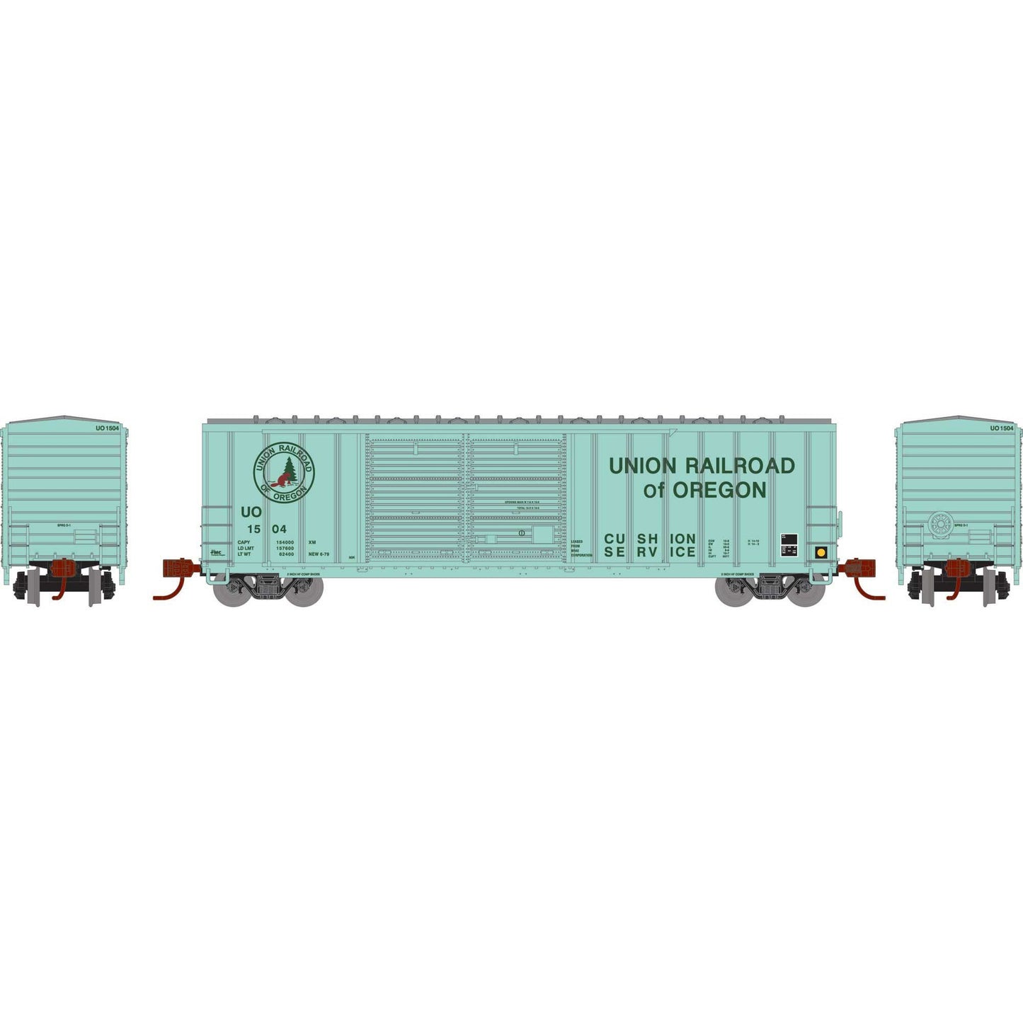 N 50' FMC DD Offset Box Car (ATH-1763)