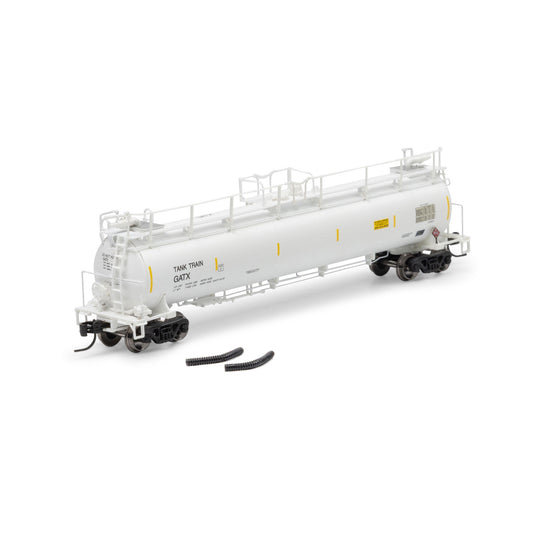 N TankTrain Intermediate GATX White Unnumbered (ATH-1794)