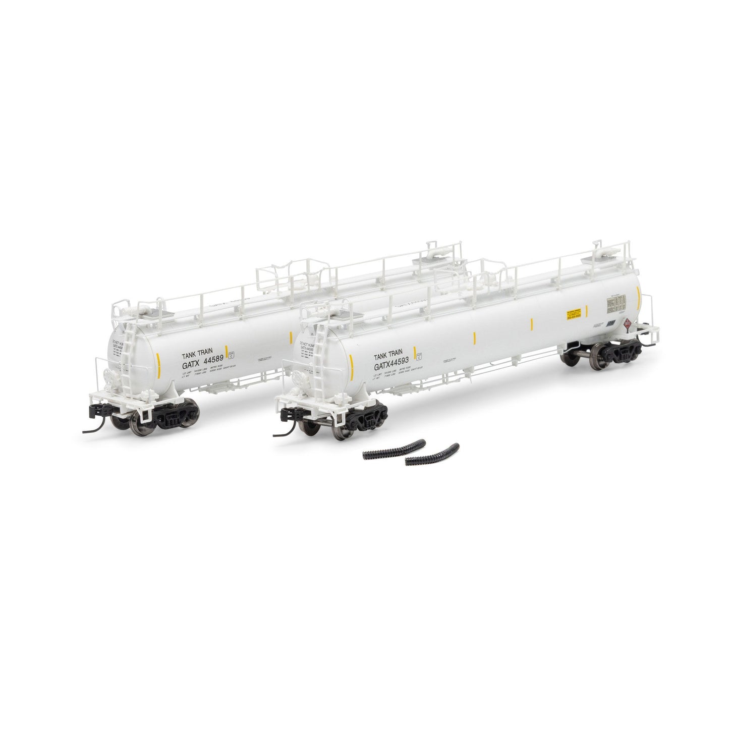 N TankTrain A/B GATX White #44589/44593 (ATH-1795)