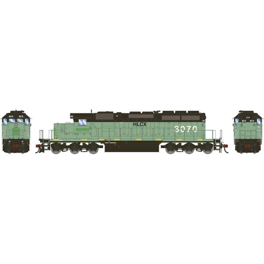 HO SD40-2 Locomotive Primed For Grime HLCX 8070 (ATH-1804)