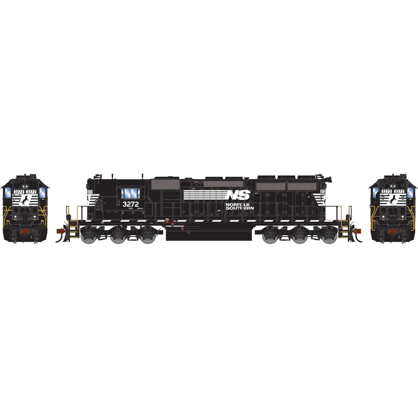 HO SD40-2 Locomotive with DCC & Sound, NS #3272 (ATH-1810)