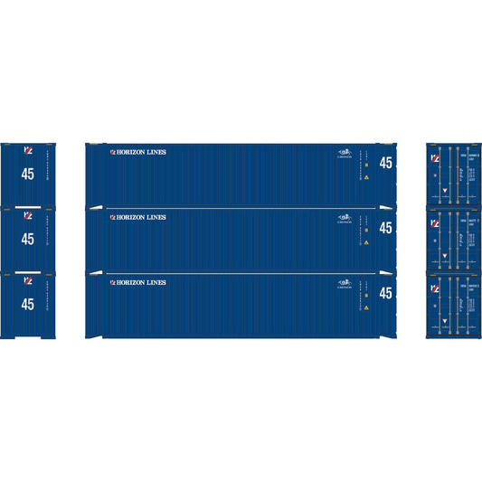 HO 45' Intermodal Containers (ATH-1832)