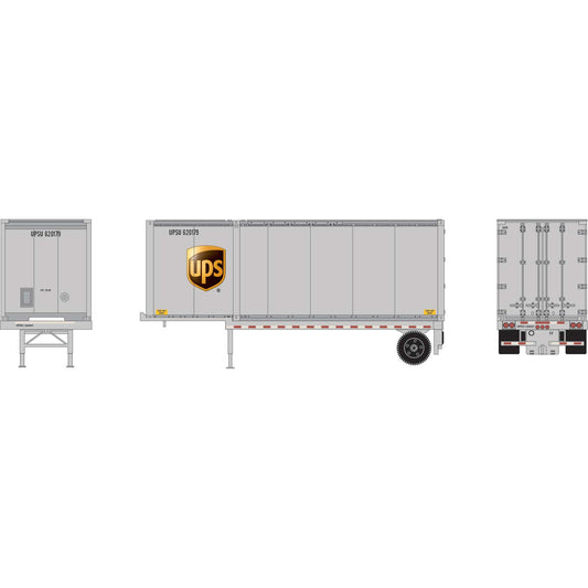 HO 28' Container and Chassis Set (ATH-1835)