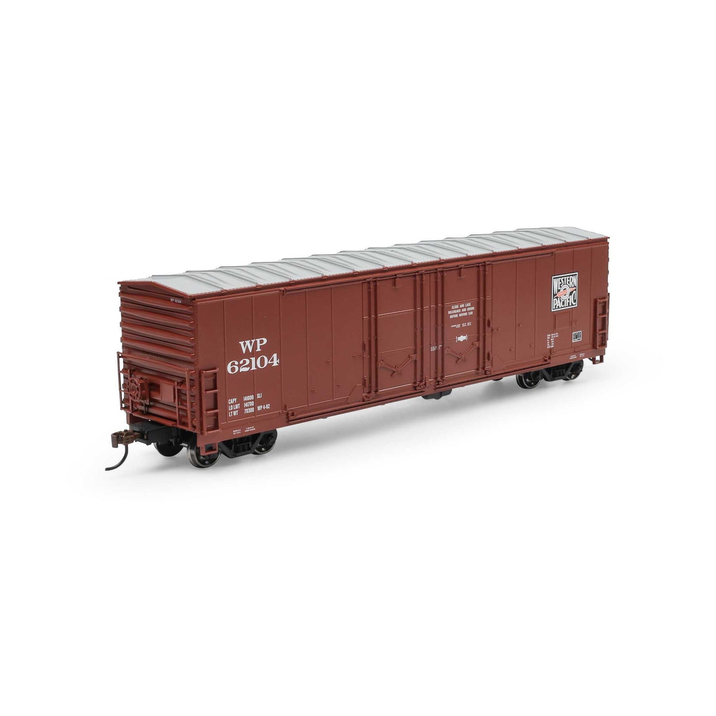 HO 50' Evans DD Plug Box Car WP #62104 (ATH-1847)