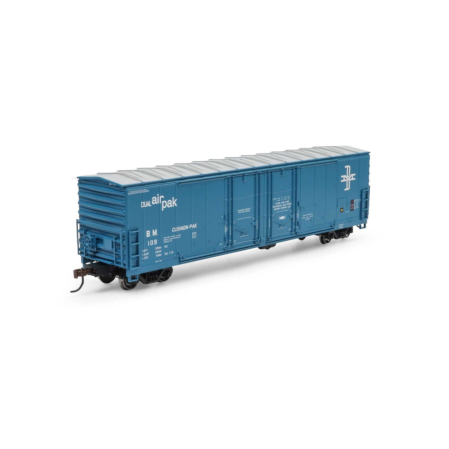 HO 50' Evans DD Plug Box Car (ATH-1851)