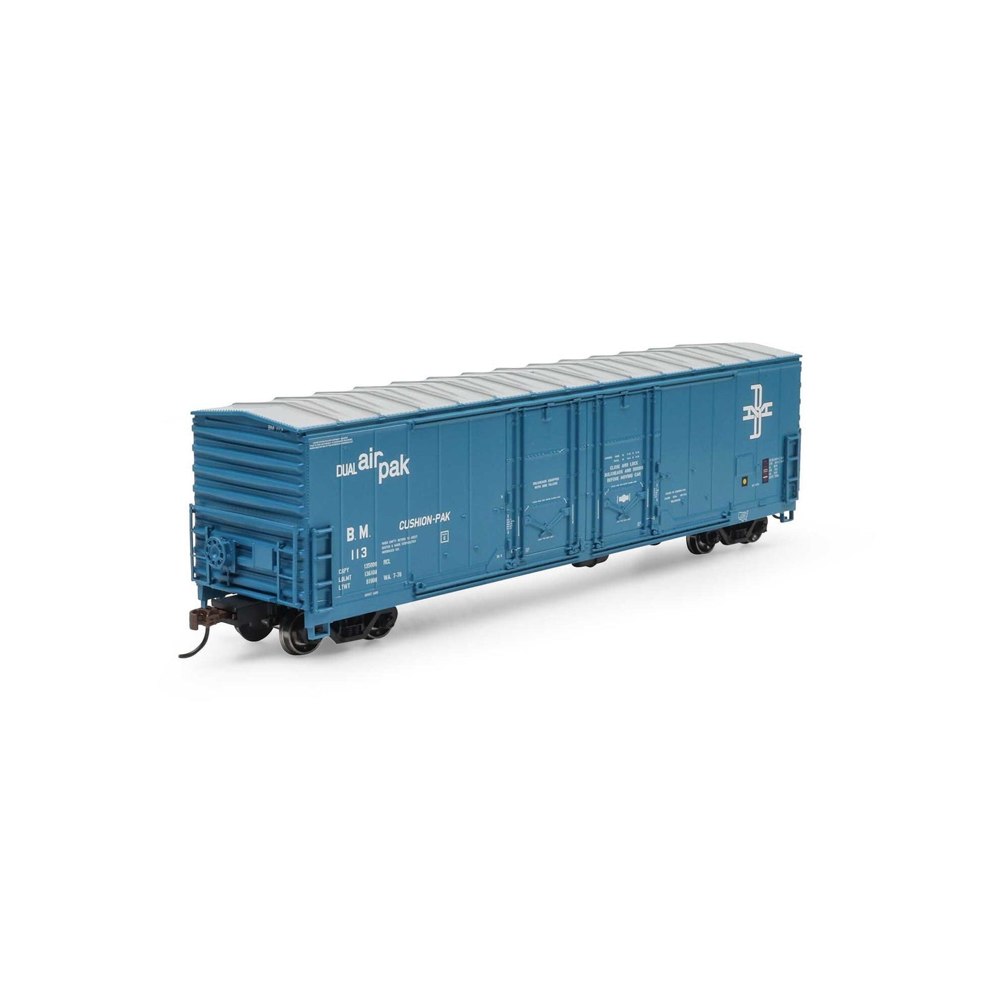 HO 50' Evans DD Plug Box Car BM #113 (ATH-1852)