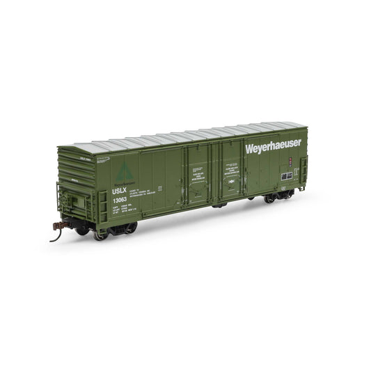 HO 50' Evans DD Plug Box Car USLX #13063 (ATH-1853)