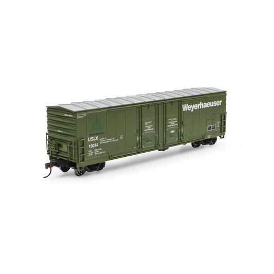 HO 50' Evans DD Plug Box Car USLX #13074 (ATH-1854)