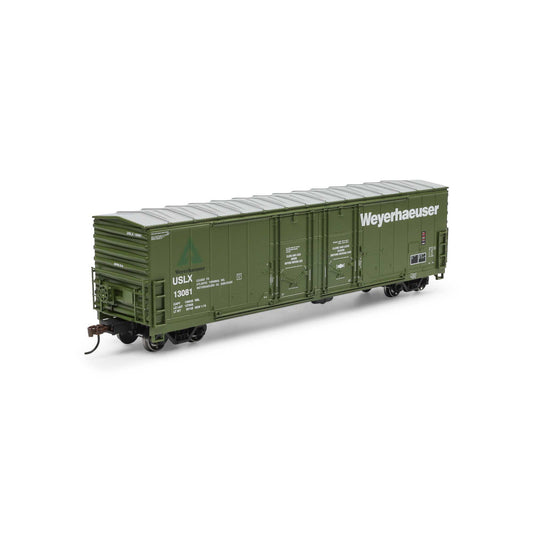 HO 50' Evans DD Plug Box Car USLX #13081 (ATH-1855)