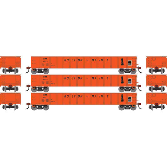 HO 52' Mill Gondola BM #9073/9075/9077 (ATH-1870)