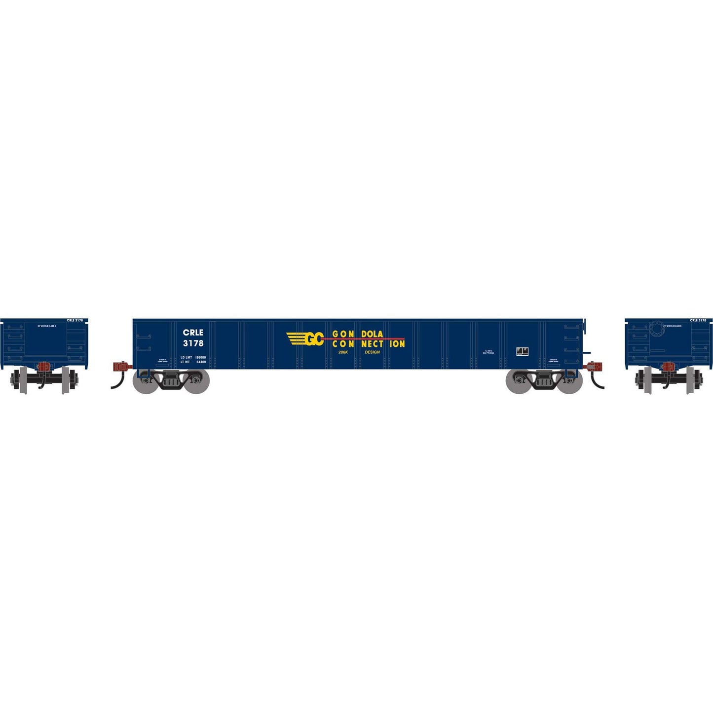 HO 52' Mill Gondola CRLE #3178 (ATH-1872)