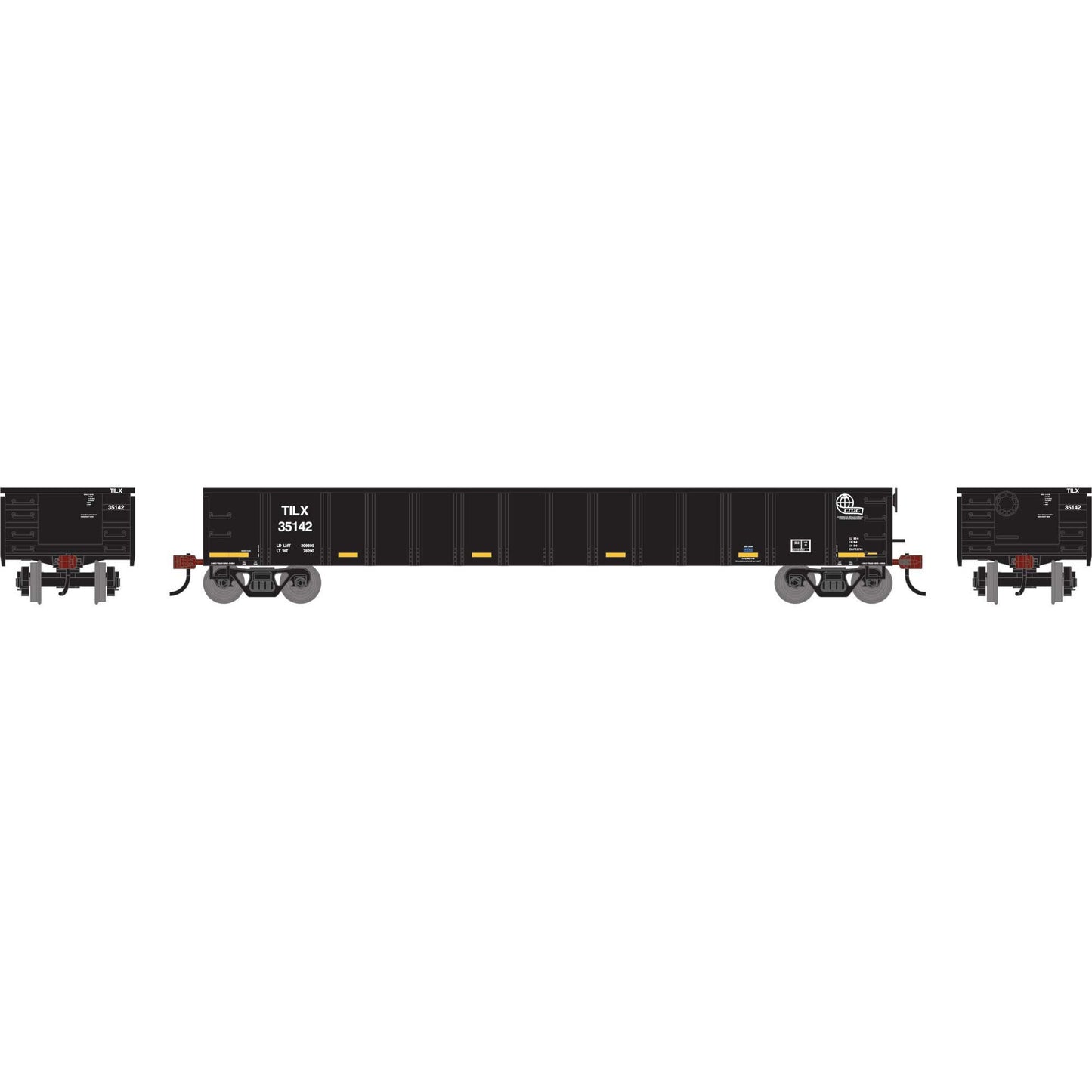 HO 52' Mill Gondola TILX #35142 (ATH-1874)