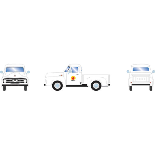 HO 1955 Ford F-100 Pickup Truck Liberty Feed (ATH-1882)