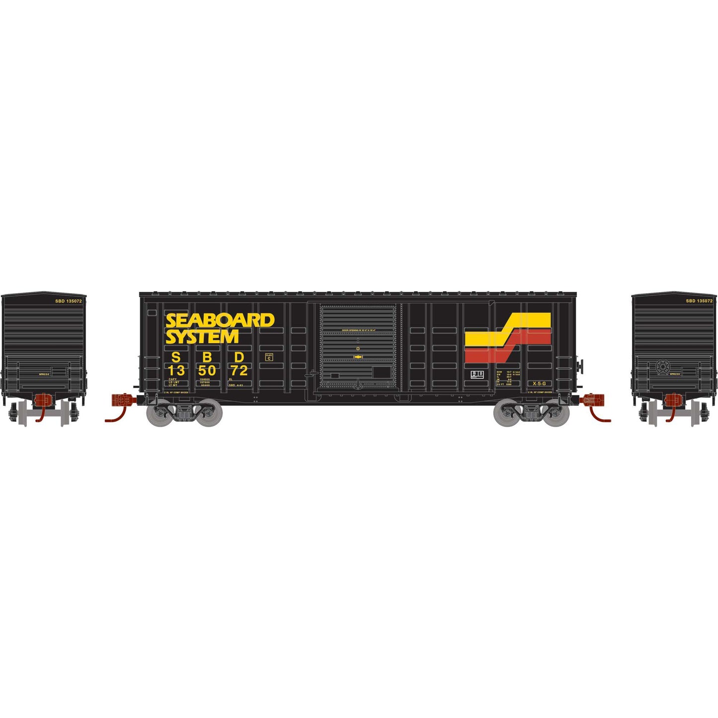 N 50' Waffle Box Car SBD #135072 (ATH-1897)