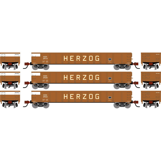 N 52' Mill Gondola HZGX #3914/3920/3922 (ATH-1908)